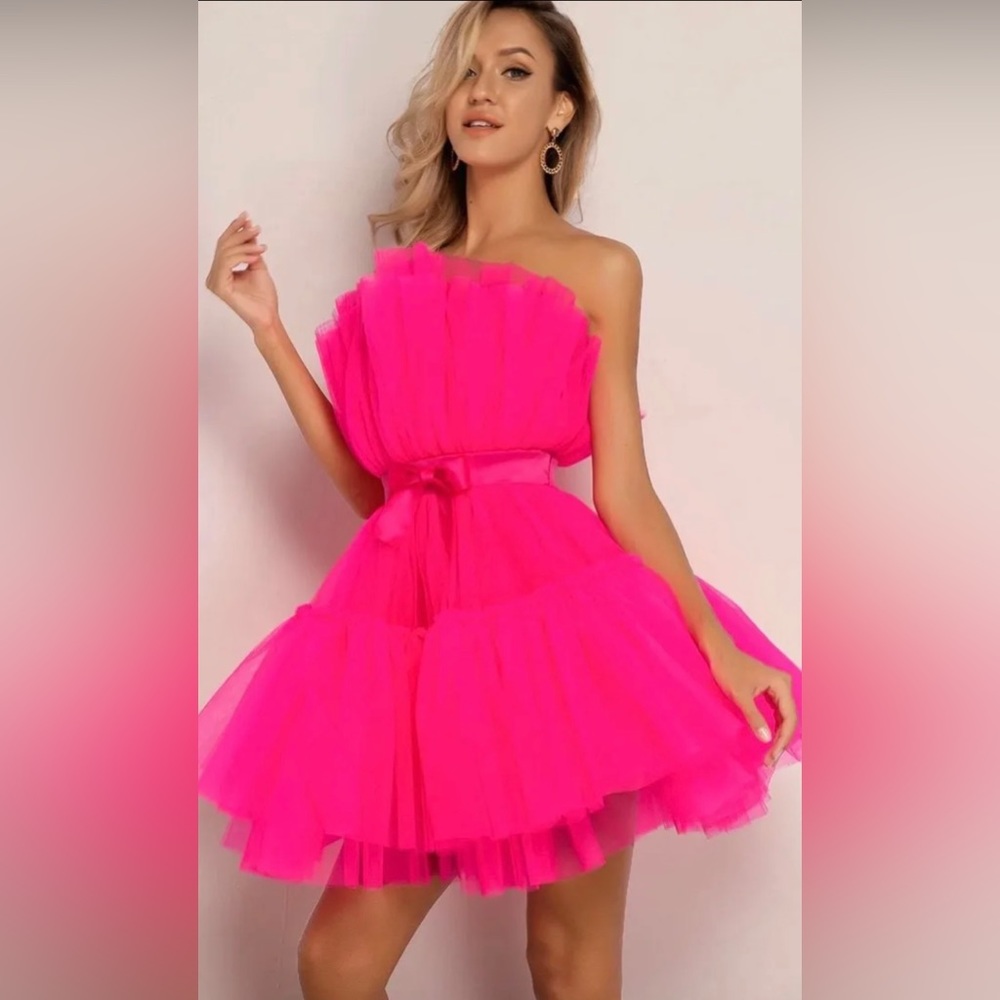 Hot Pink Barbie Tulle Dress